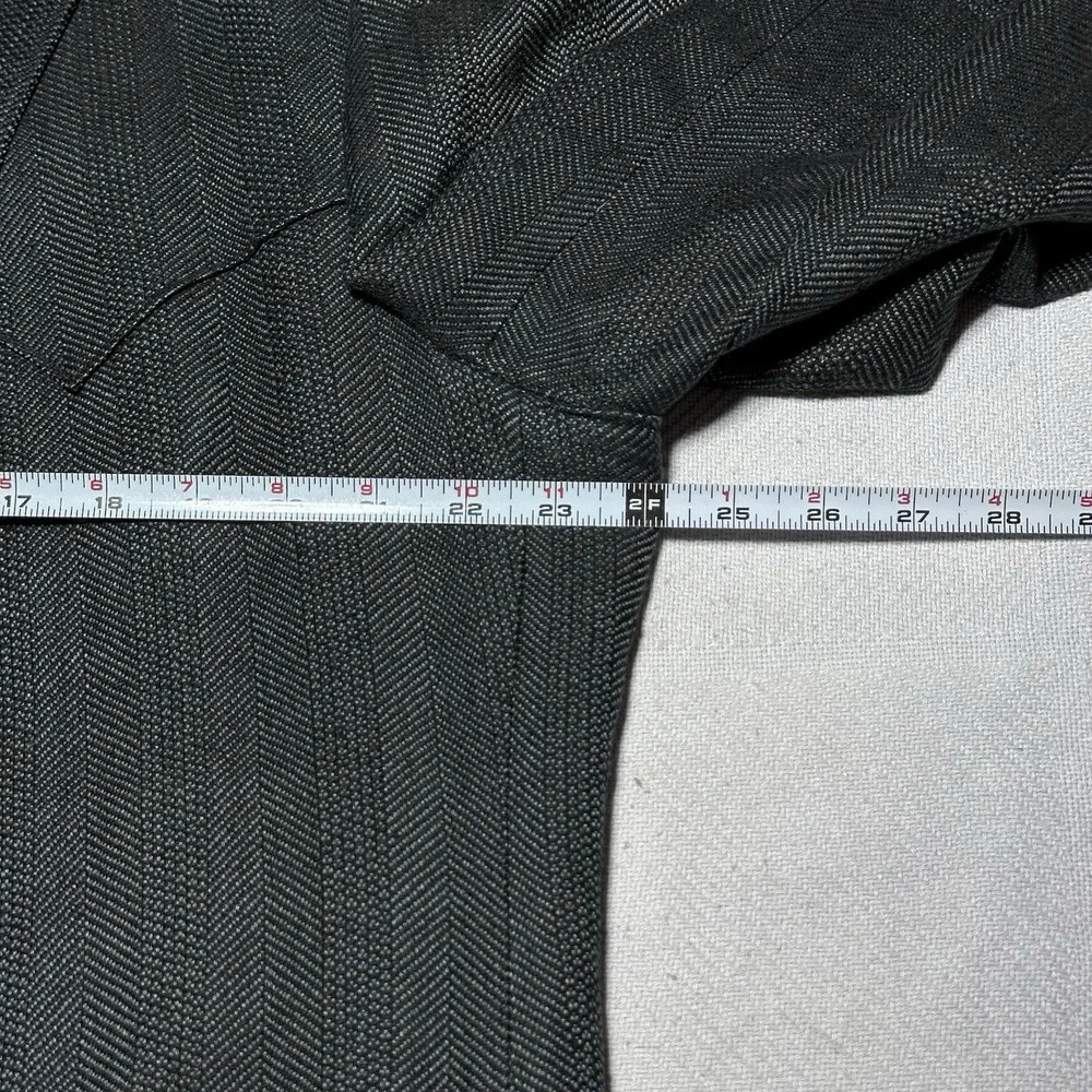 Vintage Circle S Sportscoat Blazer 48L Western Silk‎ Blend Herringbone USA Made